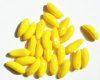 25 18mm Opaque Banana Shaped Glass Beads